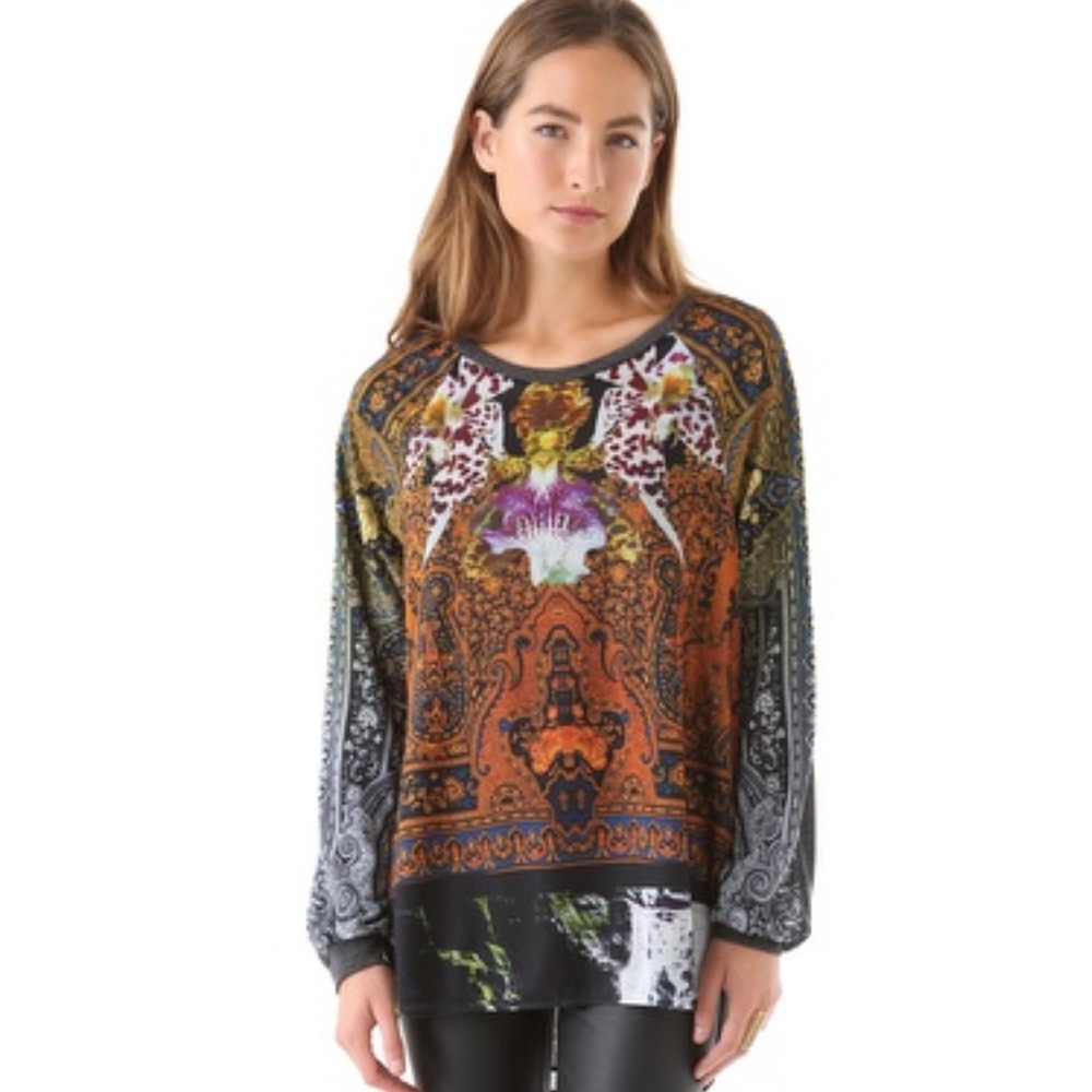 Clover Canyon Ombre Paisley Regan Tee